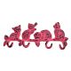 Pink Distressed Cats Iron Hook